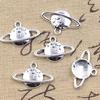 100pcs Saturns Planet Pendants In Antique Silver Saturns And Star Pendant Charm Great For Delicate Jewelry Accessory