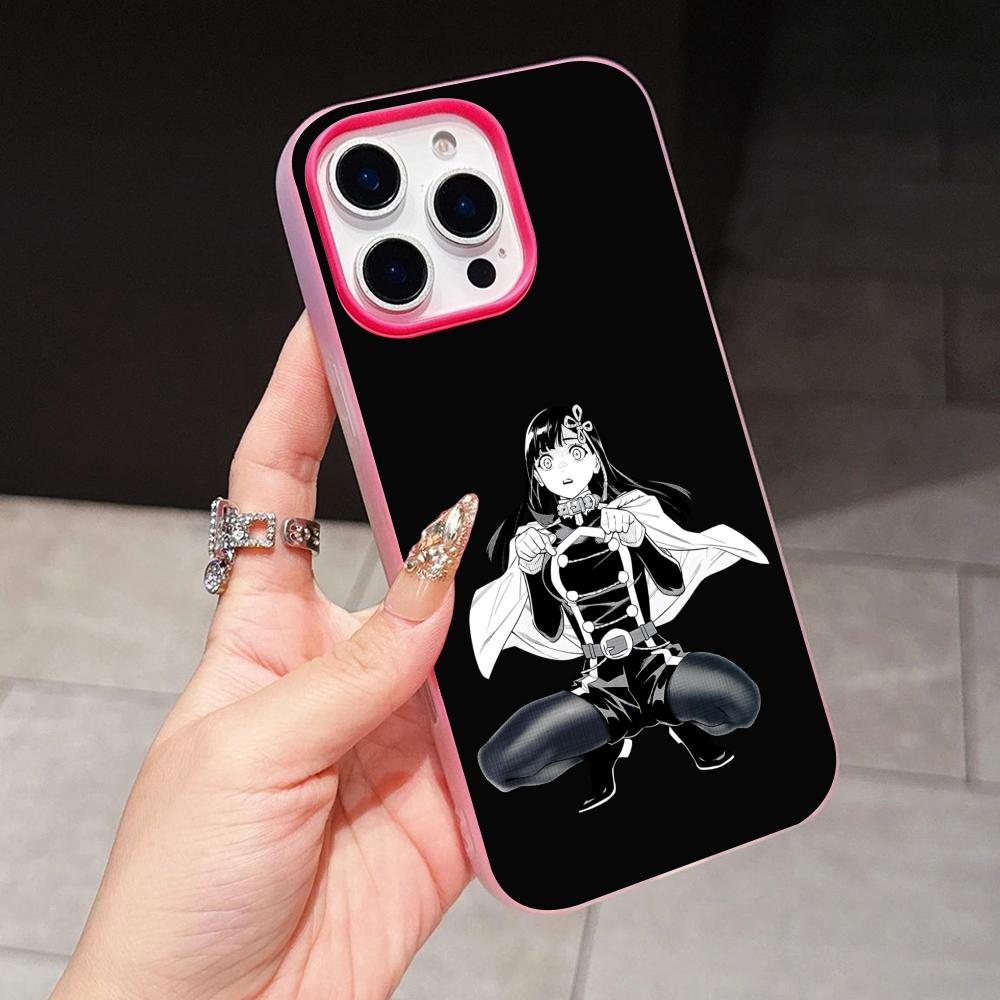 Mato seihei Ren Yamashiro Jelly Double layer Rose Red Mobile Phone Case for iPhone 17 16 15 14 13 12 11 Air Pro Max Plus