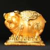 Kreatives goldenes Sparschwein Heimdekorationszubehör moderne Kunstharzhandwerkskunst Geschäftsgeschenke Wohnzimmer TV-Schrank Ornamente
