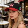 Mexico M Letter Embroidered Baseball Cap Adjustable Cotton Polyester Blend Sunhat For Men Women Kids