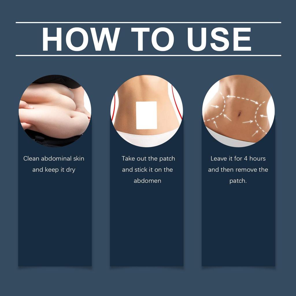 Ximonth Body Care Patch Shape Up Show Your Body Curves Lazy Arms Tummy Skin Belly Button Patch