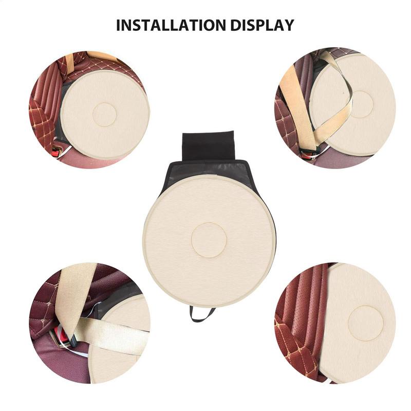 Rotating Cushion Auto Car Swivel Seat Cushion Rotary Car Seat Pad Car Seat Mat The Elderly Swivel Seat Comfort Car Seat