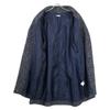 vm VFCO-9640D Gray Herringbone Chesterfield Coat Jacket O NavyUsed