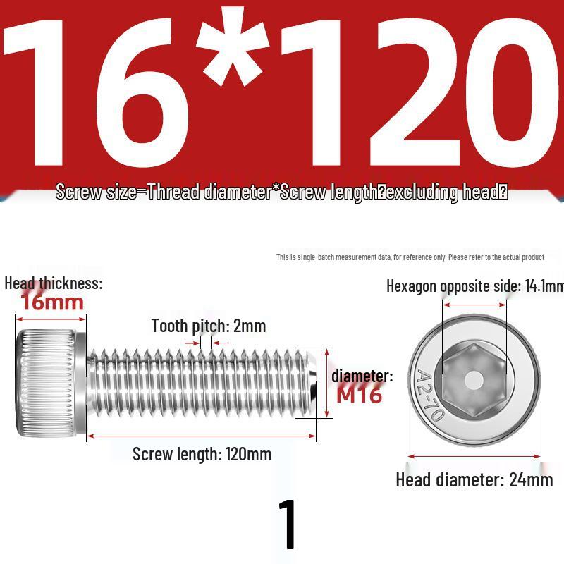 304 Stainless Steel Hex Socket Cap Screw with Extended Thread