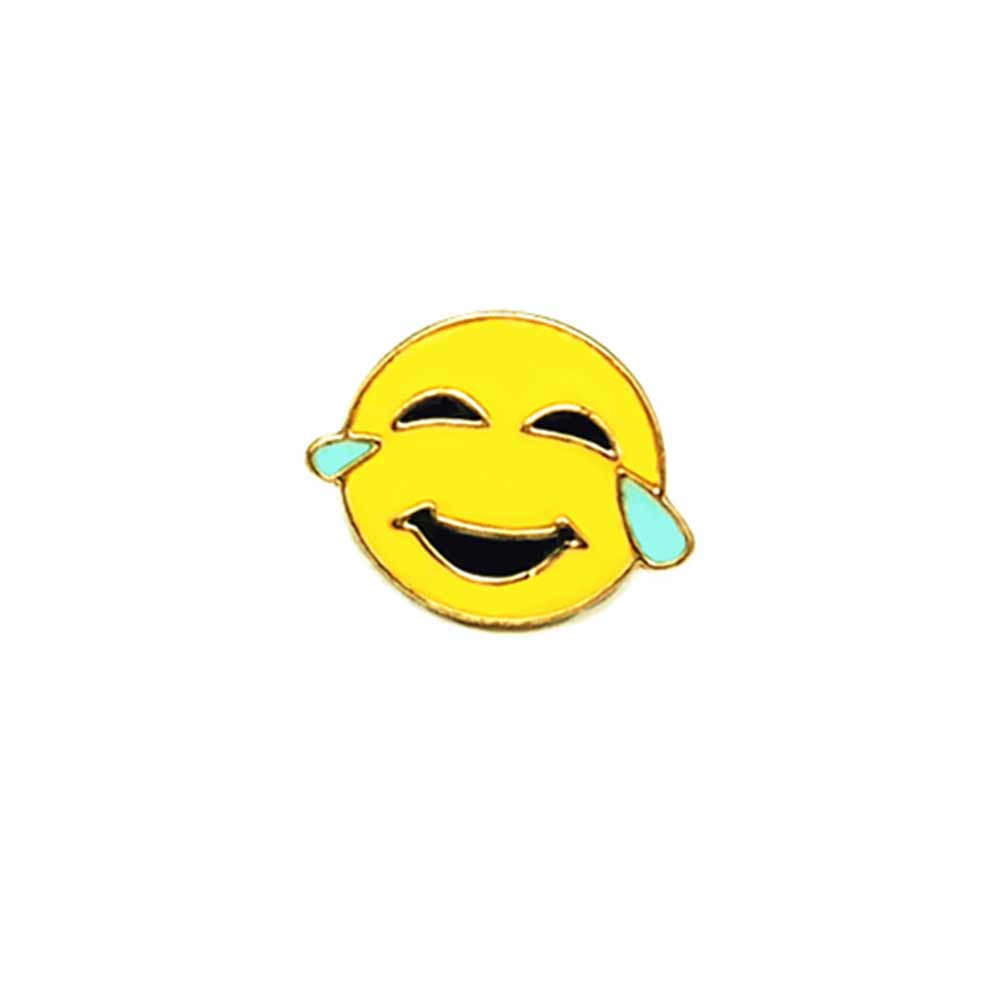 Fashionable Colored Cartoon Expression Brooch Cute Alloy Corsage Clothes Ornament  Gift