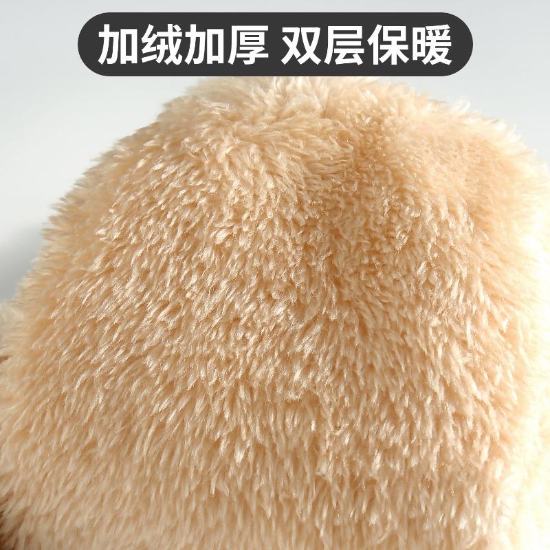 Nuevos guantes térmicos de invierno para mujer, manoplas gruesas de forro polar para ciclismo, esquí, lana, funda para bolsa, guantes de punto