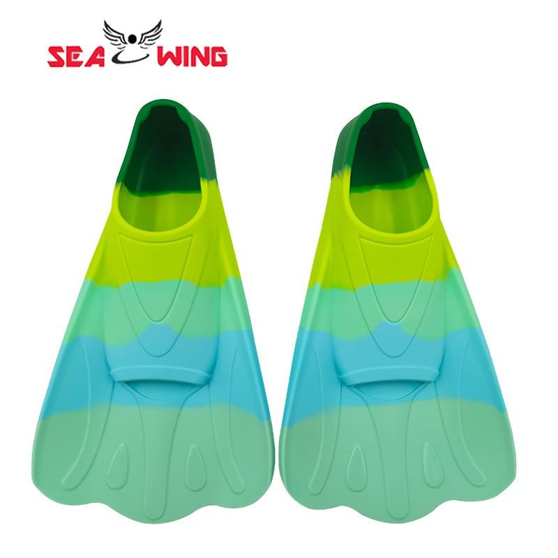 Adult Training Swim Fins Freestyle Backstroke Butterfly Kick Silicone Flexible Fin Pool Ocean Diving Swimming