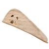 Capybara Coral Velvet Triangular Dry Hair Cap, Absorbent Quick-drying Thickened Dry Hair Towel, Makeup Removal and Postpartum Headscarf