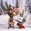 Urlaub Fake Tree Branch Berry Flower Christmas Showcase Ornament Desktop Decor