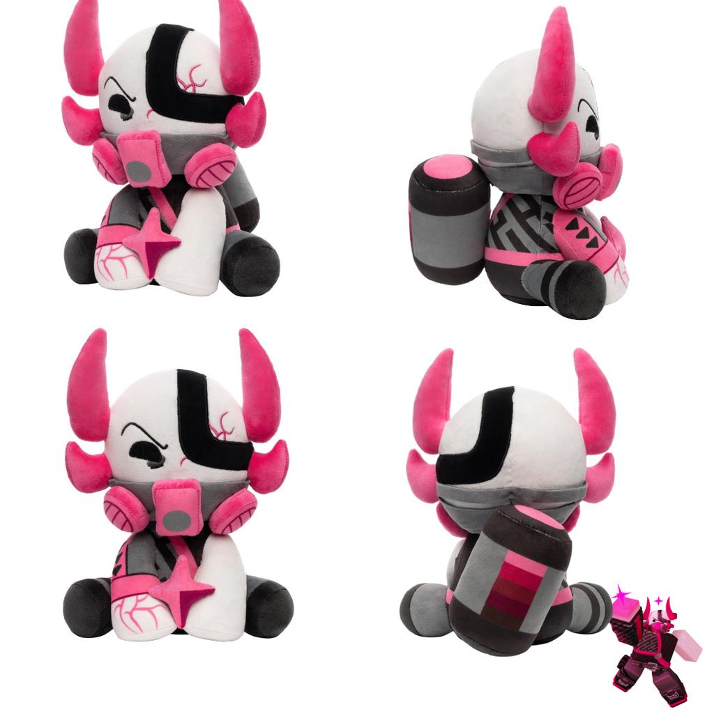 22CM Phighting Pink Bull Puppe Bull Simulations-Plüschpuppe Geeignet für Fans zum Sammeln Heimdekoration