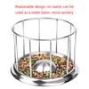 Tortoises Feeder Stainless Steel Dish Water Food Dispenser Feeding Bowl Reptiles Drinking Plate Tray Easy to Clean