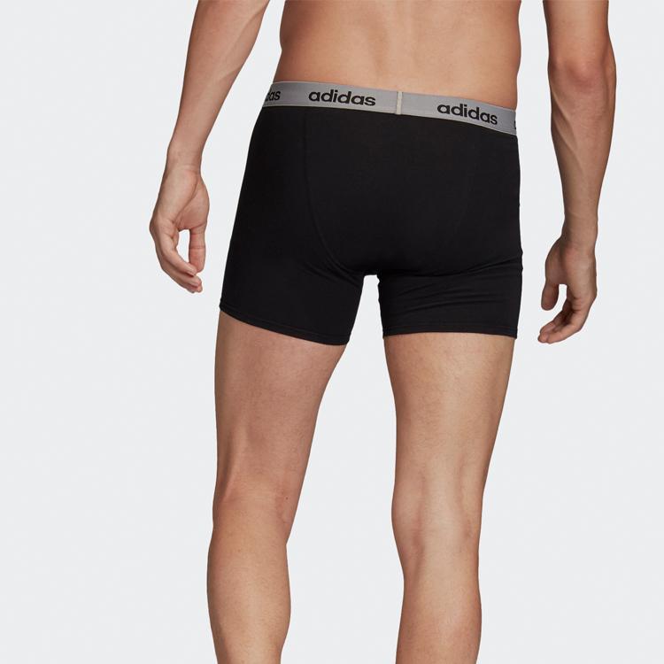 Adidas Stretch Boxer Briefs 3-Pack Men Underwear Black FS8393