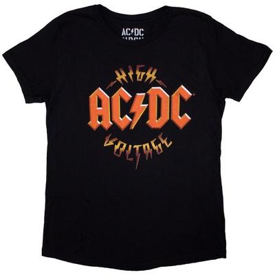 Womens/Ladies High Voltage Rock N Roll Back Print T-Shirt