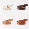 Elegant Womens Casual Belt Made Of Faux Leather With Alloy Pin Buckle For Daily Use