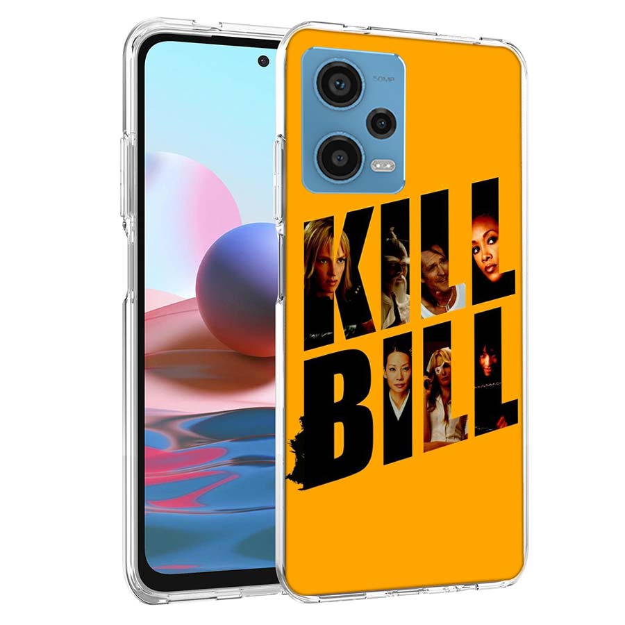 Kill Bill Handyhülle Für Redmi Note 13 12 14 15 Pro Plus 13R 11 11T 11E 11S 10 Pro 10S 9 9S Hülle Handy Klar TPU Capa Cases Shoc