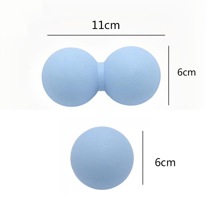 Erdnuss Massage-Roller und Fitness-Massageball für Physiotherapie Tiefengewebsmassage Auch Muskelentspannung Akupunktmassage