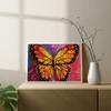 Diamond Embroidery With Frame 30X40 Mosaic Large Butterfly Diamond Painting 5D Ohart!