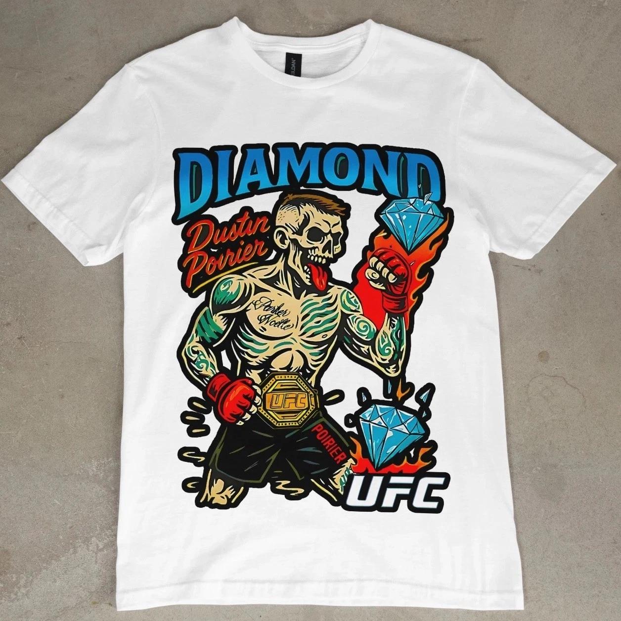 Dustin Poirier “Diamond” Graphic Tee Shirt Vintage Retro Style MMA UFC Unisex L