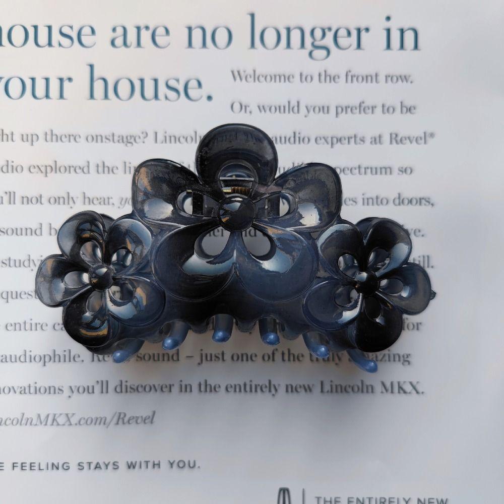 Wash Up Accessories Flower Hair Clip Sweet Hair Claw Minimalist Shark Clip  Women