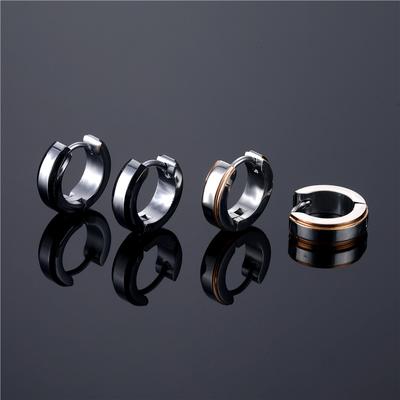 1 Pairs Multi-style Small Hoop Earrings For Women/Men Stainless Steel Hypoallergenic Ear Bone Buckle Jewelry Gifts Ear Jewelry