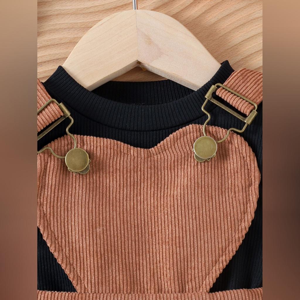 Girls' Baby Cartoon Romper Dress Set