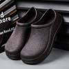 Men's Plus Size Waterproof Non-slip Chef Shoes - Slip-on Kitchen and Work Protection