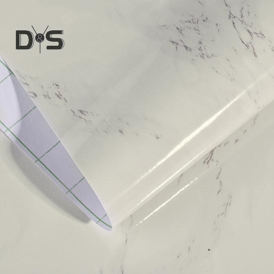 Kitchen Countertop Stickers Marble Pattern Cabinet Shelf Drawer Liner Self Adhesive Waterproof Stickers for Washbasin Countertop