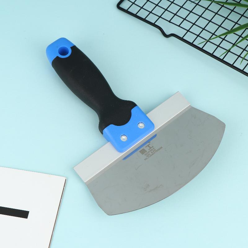 Stainless Steel Paint Scraper High Quality 4 Inch Putty Knife with Comfortable Grip Handle for Wallpaper Removal and Cleaning