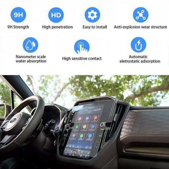 Fits 2024 2025 Subaru Crosstrek 11.6-Inch Screen Protector Tempered Glass Film