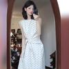 White Polka Dot Dress Women's New Model Is Very Good-looking, Beautiful In Summer, Beautiful In French Waist, Early Summer Temperament