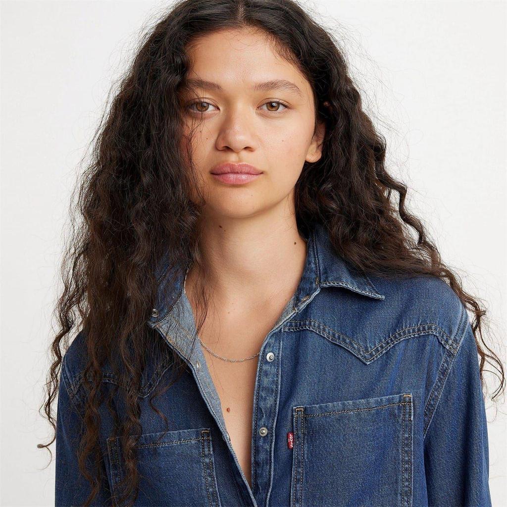 Levis Womens/Ladies Teodora Denim Lightweight Shirt