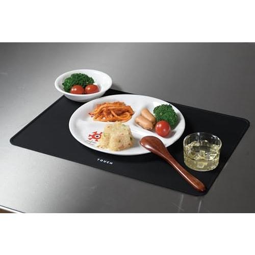 Pearl Metal Silicone Sheet, Non-Slip, Stain-Resistant, Dishwasher Safe, Heat Resistant up to 230C, Black, TOUCH st CC-1536
