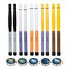 1Pair Rods Drum Brushes with Comfortable Handle Percussion Drum Brushes Dowels Nylon Drum Sticks Brush Smooth Grip