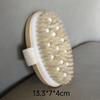 Beech Wood Pig Bristle Bath & Body Brush for Skin Cleansing and Massage