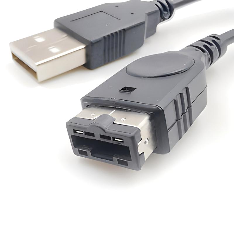 1ks Černý USB Nabíjecí Kabel Advance Nabíjecí Kabel Pro/Sp/Gba/Gameboy/Nintendo/Ds
