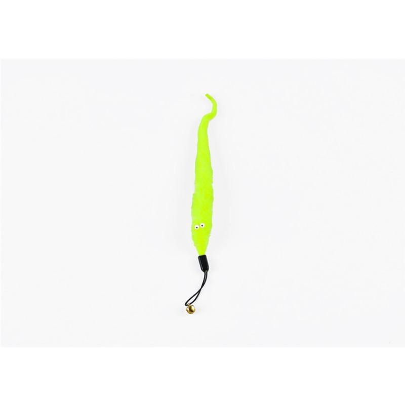 

The Caterpillar Replacement Head Cat Toy, The Cat Plush Toy, and The Cat Are Playing with It, Panting Heavily жёлтый