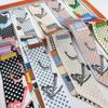 Suitable for tying bag handle silk scarf headband tying bag silk scarf headband elegant knight scarf streamer women
