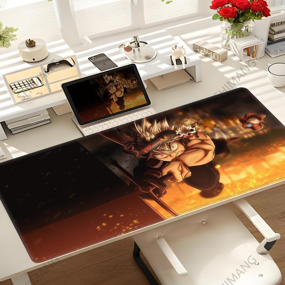 Popular Anime Cool Boy Bblack Cclover Mousepad Antislip Desk Mat Laptop Soft Mice Pad Computer Gaming Accessories Mouse Pads