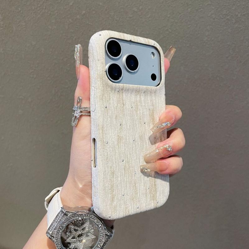 Luxury Velvet Sparkling Diamond Phone Case IPhone 17 Air 16 15 14 13 12 Pro Max Advanced Gift Shockproof Protective Back Cover