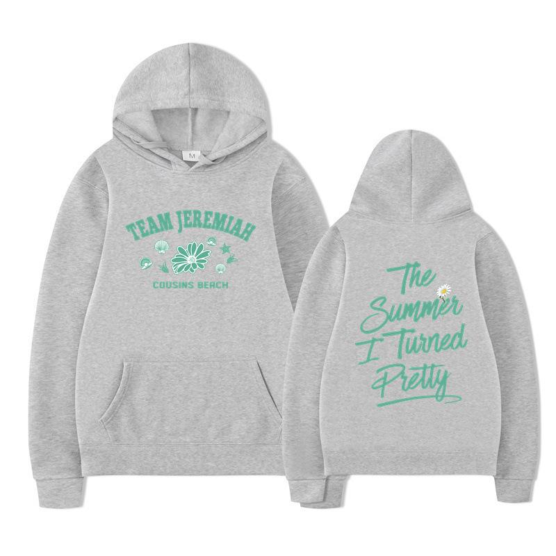 The Summer I Turned Pretty Printed Loose Hooded Sweater Hoodie
