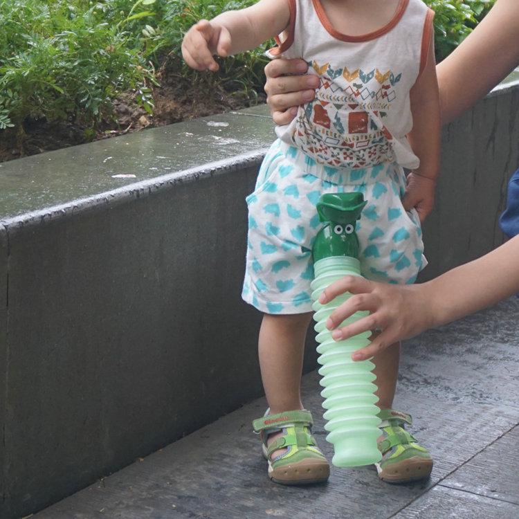 Orinal Portátil de Coche de Dibujos Animados para Niños - Inodoro de Viaje de Emergencia