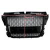 RS3 Style Honeycomb Front Bumper Grille Grill Fit A3 8P 2008-2013