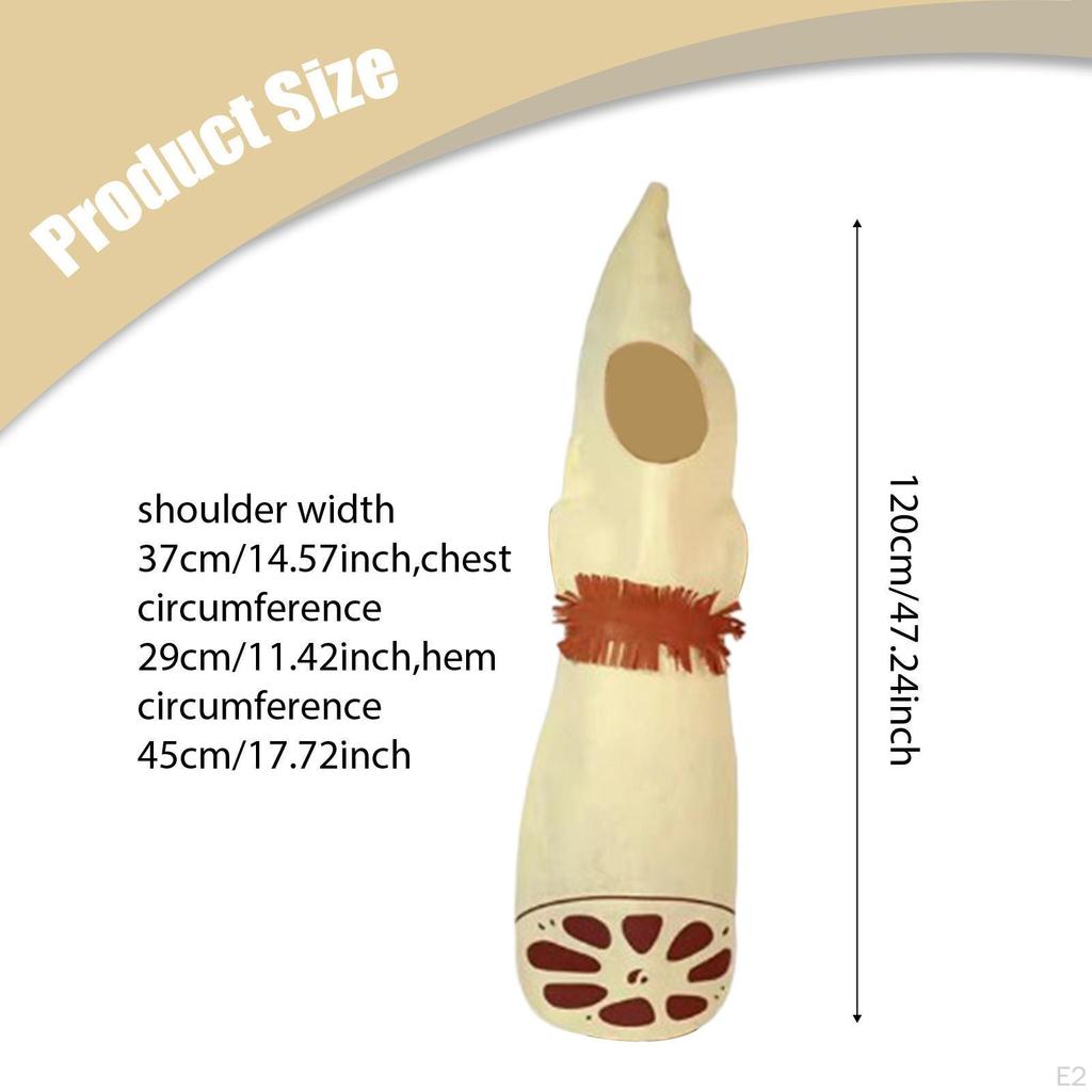 Lotus Root Costume Decorative Gift Vegetable Cosplay Outfit for Childrens Day