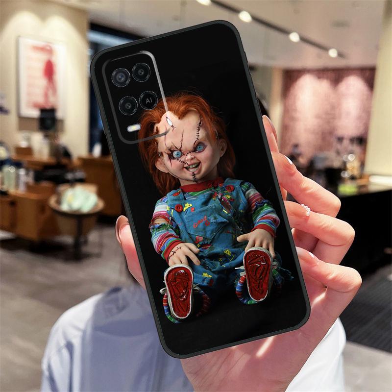 Scary Chucky Doll Horror Movie Case For OPPO Find X5 Pro X3 Lite A15 A16 A52 A72 A5 A9 A31 A53 A83 A93 A94 A74 A54 Cover