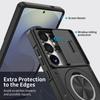 Shock Proof Slide Lens Magnetic Case for Samsung Galaxy S25 Ultra S26 Plus S24 A17 5G A56 A36 A16 A26 Kickstand Ring Cover