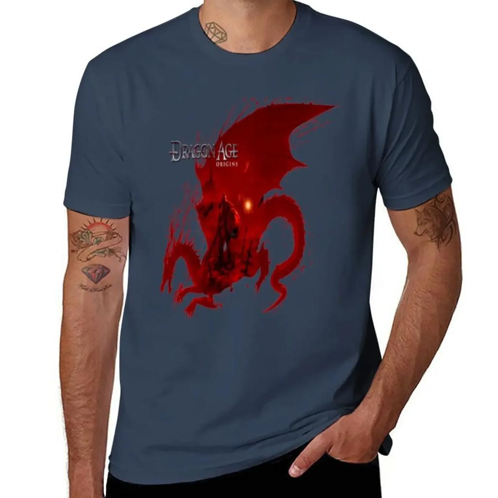 DRAGON AGE ORIGINS T-Shirt funnys summer top mens graphic t-shirts pack