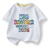 Summer 2026 Printed Kids T-shirt Children Short Sleeve Clothes Tees