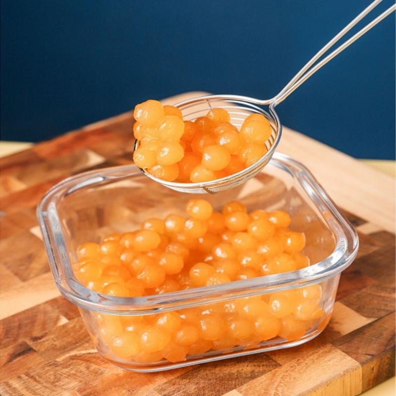 Tapioca Pearl Scooper Pearl Strainer Boba Strainer Stainless Steel Milktea Supplies Steel Kitchen Hanging Utensil
