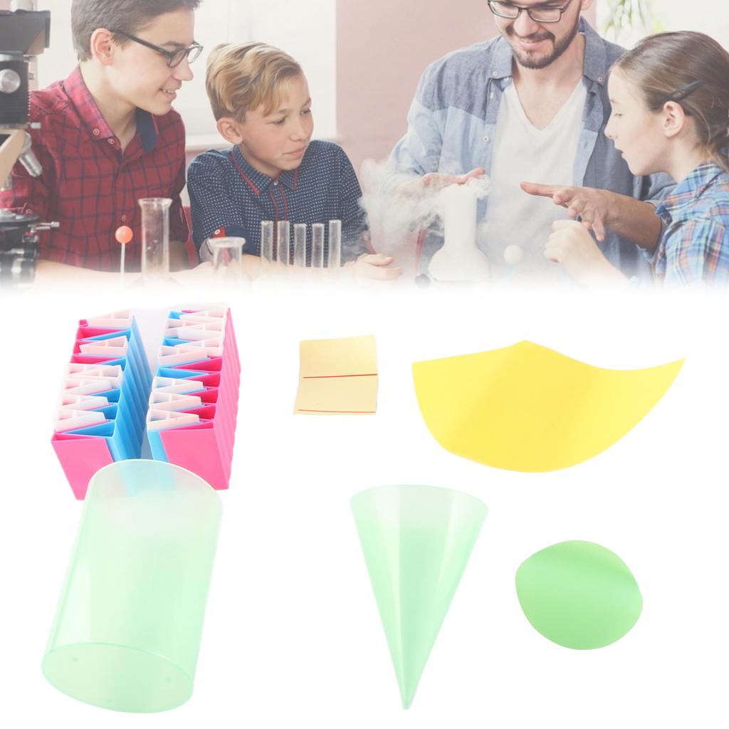 Geometric Shapes Volume Demonstrator Cylindrical Cone Shape Model Teaching Tools