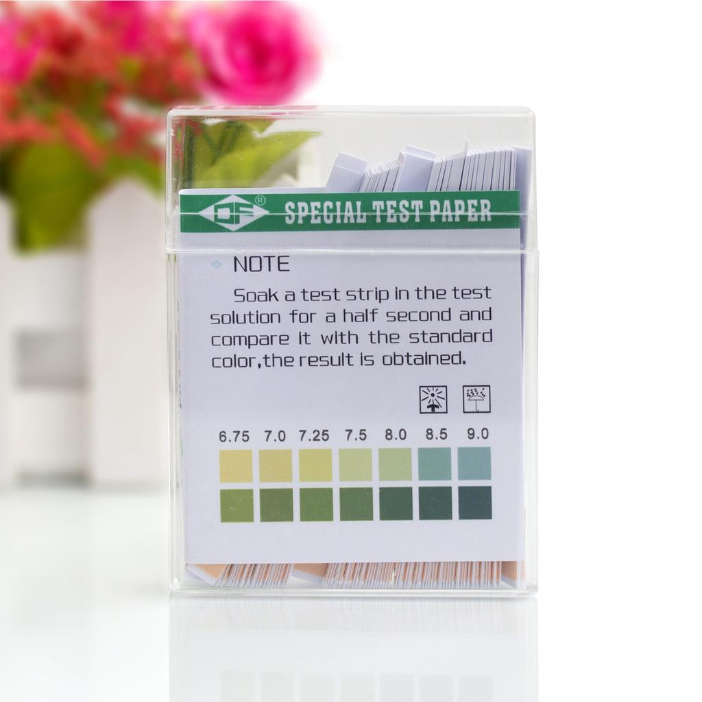 PH Test Paper 2 Color 4.5‑9.0 Quick Testing 100 PH Monitoring Strips with Colour Card for Water